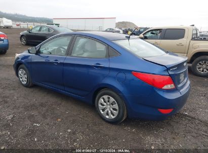 2015 HYUNDAI ACCENT GLS Blue  Gasoline KMHCT4AE2FU794597 photo #4