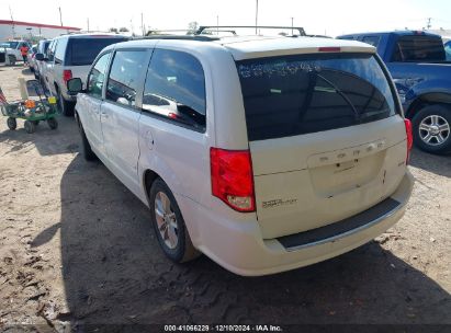 2014 DODGE GRAND CARAVAN SXT White  Flexible Fuel 2C4RDGCG9ER150215 photo #4