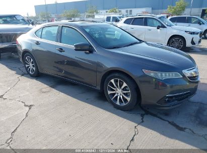 2015 ACURA TLX TECH Gray  Gasoline 19UUB1F54FA000575 photo #1