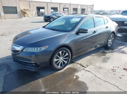 2015 ACURA TLX TECH Gray  Gasoline 19UUB1F54FA000575 photo #3