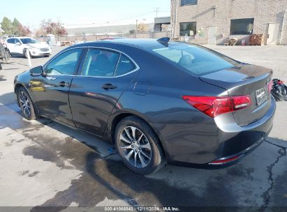 2015 ACURA TLX TECH Gray  Gasoline 19UUB1F54FA000575 photo #4