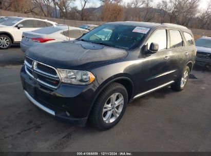 2013 DODGE DURANGO CREW Gray  Flexible Fuel 1C4RDJDG6DC674778 photo #3