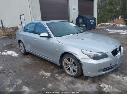 2010 BMW 528I XDRIVE Silver  Gasoline WBANV1C53AC445849 photo #1