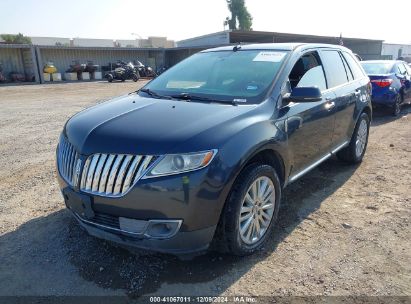 2013 LINCOLN MKX Gray  Gasoline 2LMDJ6JK8DBL23167 photo #3