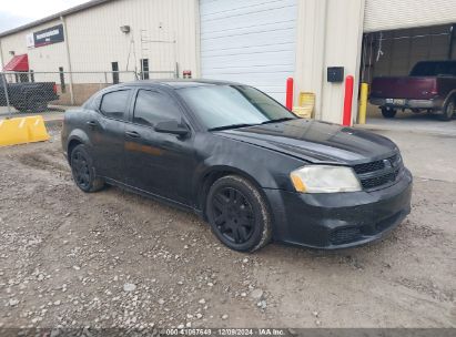 2014 DODGE AVENGER SE Black  Gasoline 1C3CDZAB9EN228440 photo #1