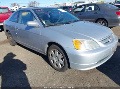 2001 HONDA CIVIC EX Silver  Gasoline 1HGEM22961L016674 photo #1