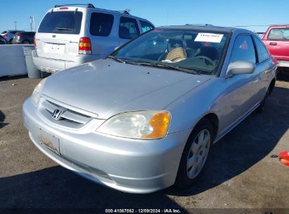 2001 HONDA CIVIC EX Silver  Gasoline 1HGEM22961L016674 photo #3