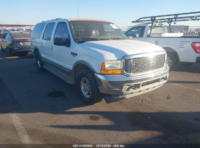 2000 FORD EXCURSION LIMITED White  Gasoline 1FMNU42L2YEC61231 photo #1