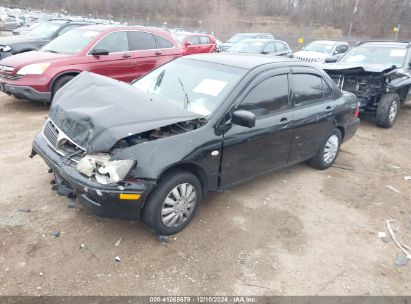 2003 MITSUBISHI LANCER ES Black  Gasoline JA3AJ26E83U098609 photo #3