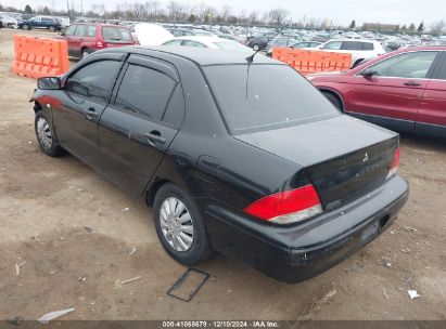 2003 MITSUBISHI LANCER ES Black  Gasoline JA3AJ26E83U098609 photo #4