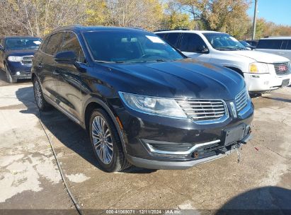 2017 LINCOLN MKX RESERVE Black  Gasoline 2LMPJ6LR2HBL35473 photo #1