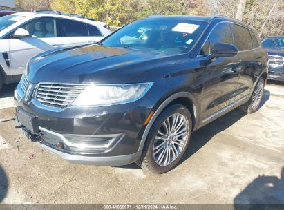 2017 LINCOLN MKX RESERVE Black  Gasoline 2LMPJ6LR2HBL35473 photo #3