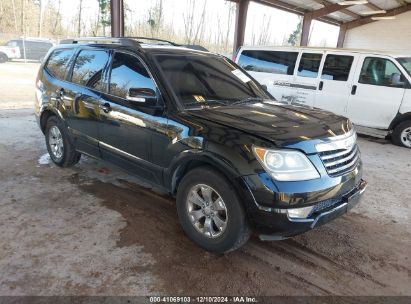 2009 KIA BORREGO EX V6 Black  Gasoline KNDJH741595025761 photo #1