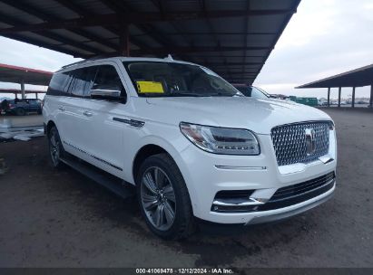 2018 LINCOLN NAVIGATOR L BLACK LABEL White  Gasoline 5LMJJ3TT2JEL09104 photo #1