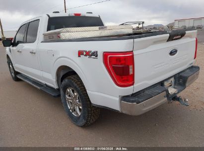 2021 FORD F-150 XLT White  Gasoline 1FTFW1E81MFC72685 photo #4