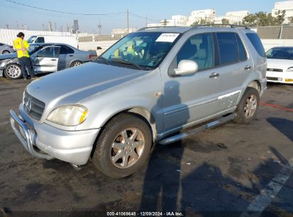 1999 MERCEDES-BENZ ML 430 Silver  Gasoline 4JGAB72E8XA077604 photo #3