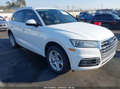 2018 AUDI Q5 2.0T PREMIUM/2.0T TECH PREMIUM White  Gasoline WA1ANAFY7J2138644 photo #1