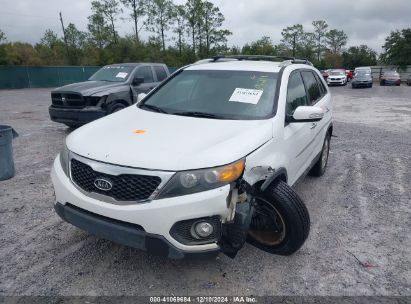 2013 KIA SORENTO LX White  Gasoline 5XYKT4A64DG346241 photo #3