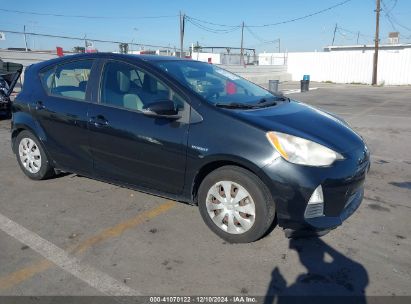 2013 TOYOTA PRIUS C ONE Black  Hybrid JTDKDTB30D1044392 photo #1