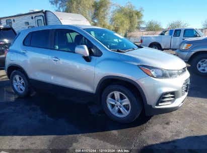 2017 CHEVROLET TRAX LS Silver  Gasoline KL7CJNSB1HB241438 photo #1