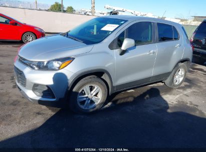 2017 CHEVROLET TRAX LS Silver  Gasoline KL7CJNSB1HB241438 photo #3