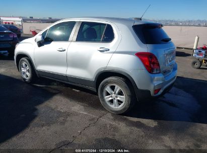 2017 CHEVROLET TRAX LS Silver  Gasoline KL7CJNSB1HB241438 photo #4