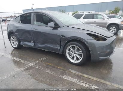 2023 TESLA MODEL Y AWD/LONG RANGE DUAL MOTOR ALL-WHEEL DRIVE Gray  Electric 7SAYGAEE7PF623932 photo #1