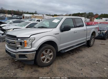 2018 FORD F-150 XLT Silver  Gasoline 1FTFW1E5XJKC36499 photo #3