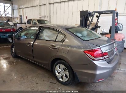 2013 HONDA CIVIC LX Gray  Gasoline 2HGFB2F54DH565177 photo #4