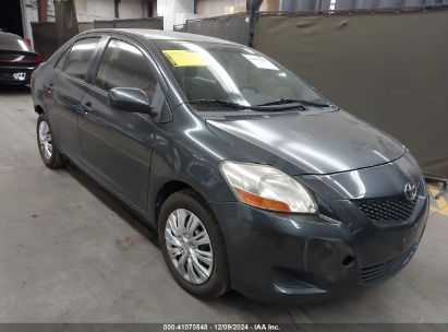 2011 TOYOTA YARIS Gray  Gasoline JTDBT4K36B1400804 photo #1