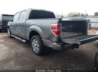 2012 FORD F-150 XLT Gray  Gasoline 1FTFW1CT2CFC95334 photo #4