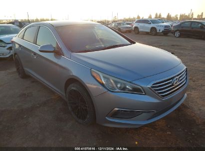 2015 HYUNDAI SONATA SE Silver  Gasoline 5NPE24AF4FH168360 photo #1