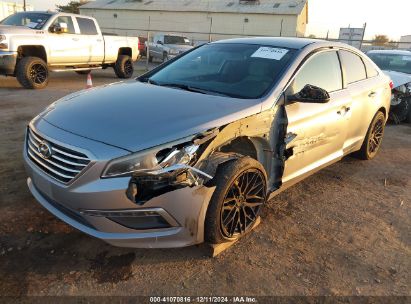 2015 HYUNDAI SONATA SE Silver  Gasoline 5NPE24AF4FH168360 photo #3