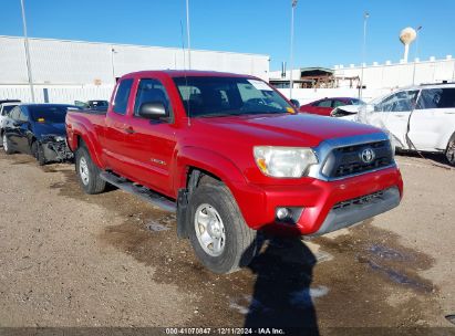 2015 TOYOTA TACOMA PRERUNNER ACCESS CAB Red  Gasoline 5TFTU4GN5FX081829 photo #1