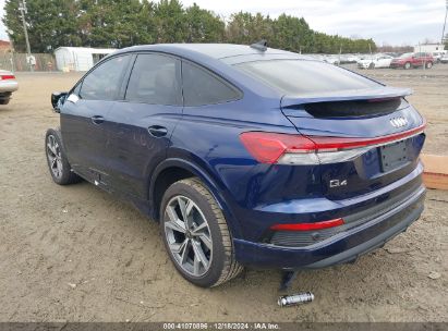 2023 AUDI Q4 SPORTBACK E-TRON PRESTIGE 50 QUATTRO Dark Blue  Electric WA142BFZ9PP033412 photo #4