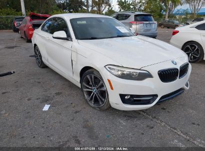 2017 BMW 230I White  Gasoline WBA2F9C53HV664307 photo #1