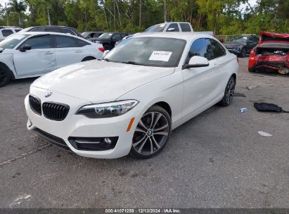 2017 BMW 230I White  Gasoline WBA2F9C53HV664307 photo #3