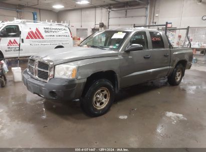 2007 DODGE DAKOTA ST Gray  Flexible Fuel 1D7HW28P47S256404 photo #3