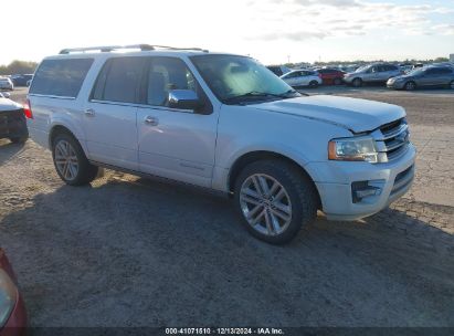 2016 FORD EXPEDITION EL PLATINUM White  Gasoline 1FMJK1LT0GEF18046 photo #1