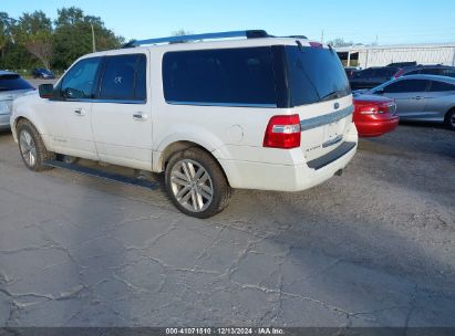 2016 FORD EXPEDITION EL PLATINUM White  Gasoline 1FMJK1LT0GEF18046 photo #4