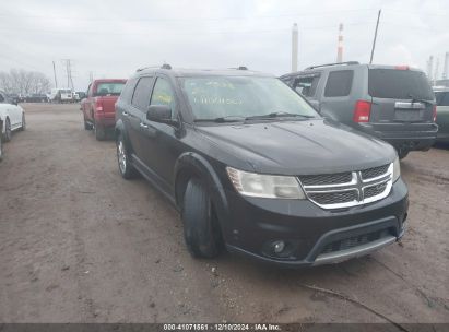 2012 DODGE JOURNEY CREW Black  Flexible Fuel 3C4PDCDG5CT146722 photo #1