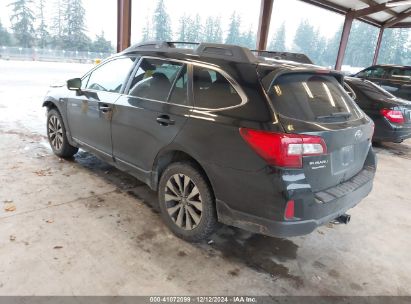 2015 SUBARU OUTBACK 2.5I LIMITED Black  Gasoline 4S4BSBNC4F3353295 photo #4