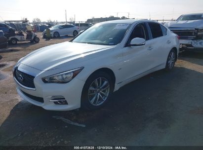 2017 INFINITI Q50 2.0T PREMIUM White  Gasoline JN1CV7AP9HM642646 photo #3