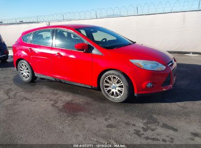 2012 FORD FOCUS SE Red  Gasoline 1FAHP3K24CL394853 photo #1