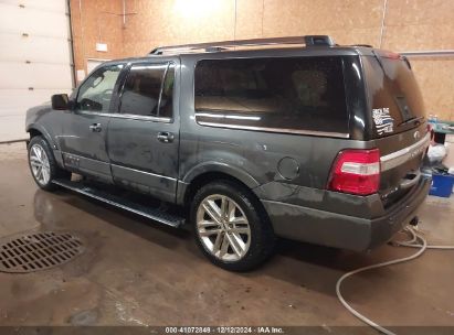 2015 FORD EXPEDITION EL PLATINUM Gray  Gasoline 1FMJK1MT8FEF27963 photo #4