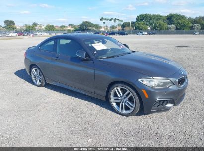 2016 BMW 228I Gray  Gasoline WBA1F9C54GV544980 photo #1