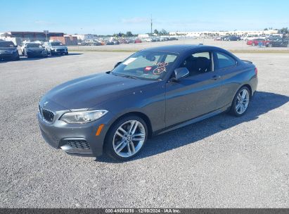 2016 BMW 228I Gray  Gasoline WBA1F9C54GV544980 photo #3