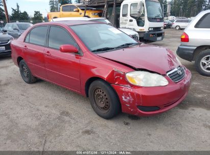 2008 TOYOTA COROLLA LE Burgundy  Gasoline 1NXBR32E28Z949963 photo #1