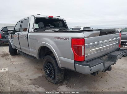 2022 FORD F-250 PLATINUM Silver  Diesel 1FT8W2BT1NED21561 photo #4