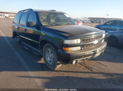 2002 CHEVROLET TAHOE Z71 Black  Gasoline 1GNEK13T72R259229 photo #1